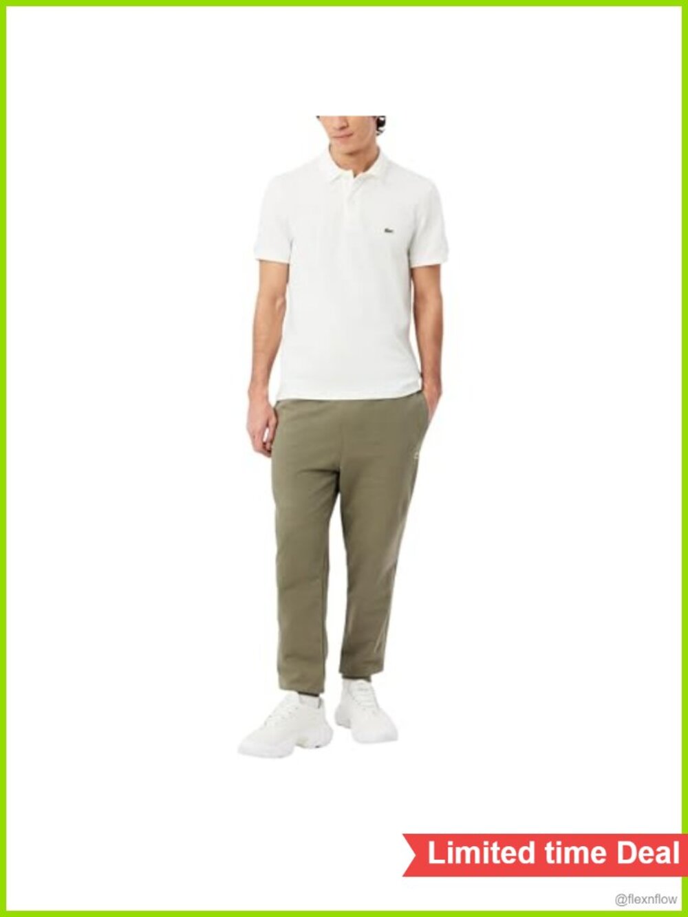 Cotton Fleece Tapered Track Pants Logo Stripe Drawstring